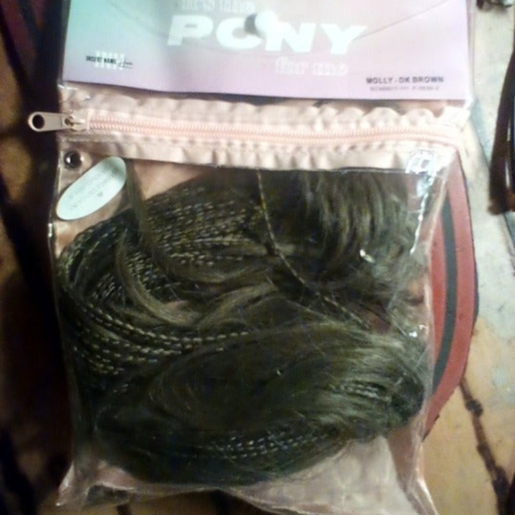 INH Brown Braided Claw Ponytail - Picture 3 of 5